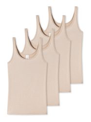 Schiesser Spaghettitop Modal Essentials (4-tlg) schmale günstig online kaufen