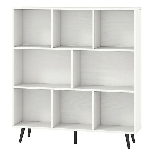 Costway Bücherregal mit Fächern 3 Ebenen 100 cm günstig online kaufen