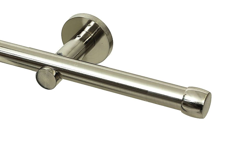 Gardineum Gardinenstange Ø 20 mm, 1-läufig, Metall, ab 2 m mittig geteilt günstig online kaufen