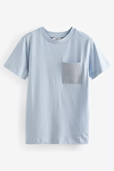 Next T-Shirt Kurzärmliges Hemd mit verzierter Tasche (1-tlg) günstig online kaufen