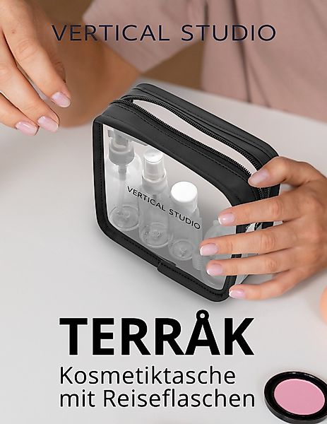 VERTICAL STUDIO Kulturbeutel VERTICAL STUDIO Kosmetiktasche mit Reiseflasch günstig online kaufen