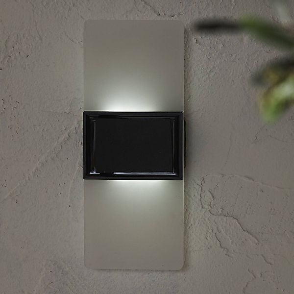 LED-Solar-Außenwandleuchte Wally, 20x8 cm weiß gefrostet CCT günstig online kaufen