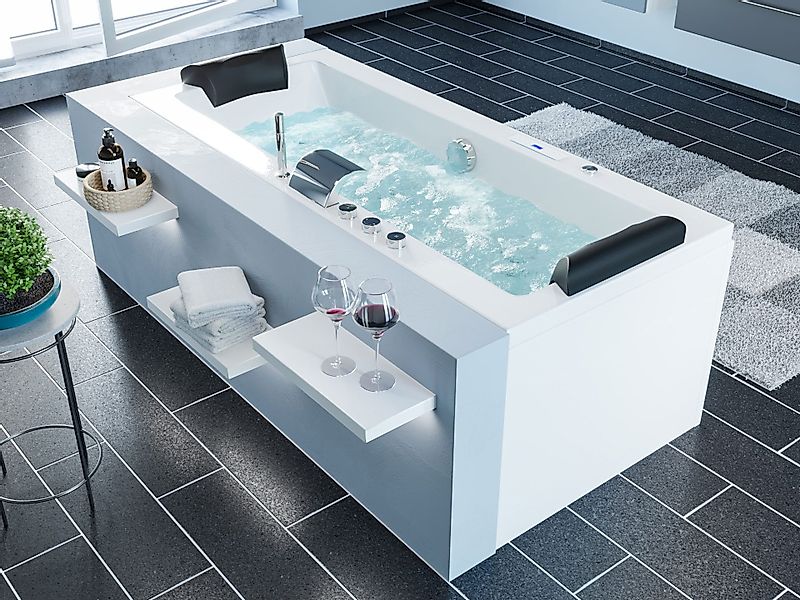 Magnolia Home Whirlpool-Badewanne Deus Whirlpool Set günstig online kaufen