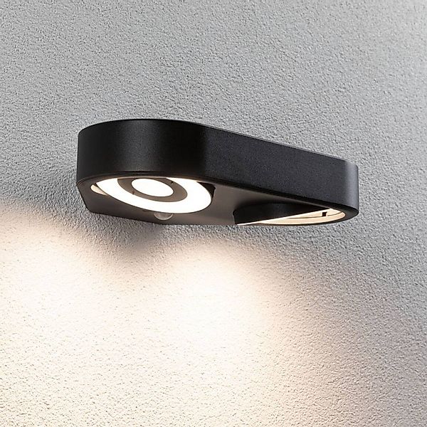 Paulmann LED Außen-Wandleuchte "Silma IP44 280x176mm 3000K 2x5,5 / 2x0,7W 2 günstig online kaufen