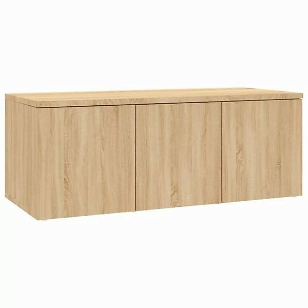 furnicato TV-Schrank Sonoma-Eiche 80x34x30 cm Holzwerkstoff (1-St) günstig online kaufen