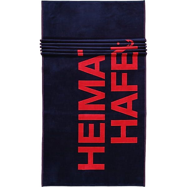 Cawö Home Strandtücher Beach Heimathafen 5574 - Farbe: marine - 12 - 80x180 günstig online kaufen