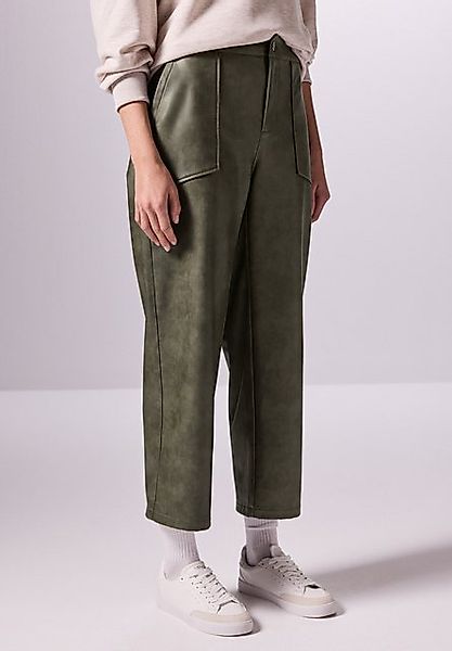 STREET ONE Lederimitathose in Leder-Optik günstig online kaufen