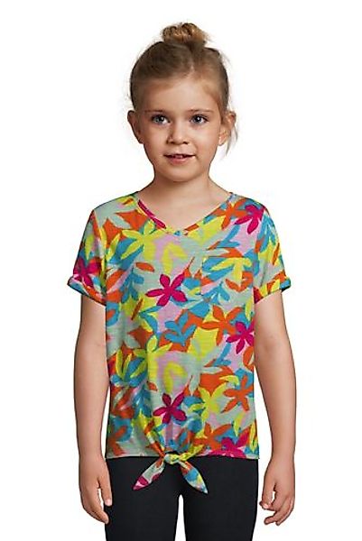 T-Shirt mit Knotensaum und Brusttasche, Größe: 140-152, Blau, Baumwolle, by günstig online kaufen