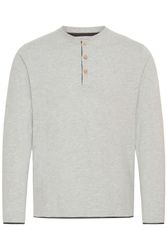 Indicode Rundhalsshirt IDGifford Longsleeve mit Knopfleiste günstig online kaufen