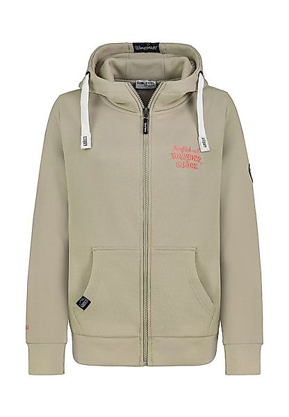 SUBLEVEL Kapuzensweatjacke Damen Kapuzensweatjacke mit Bestickung Hoodie, K günstig online kaufen