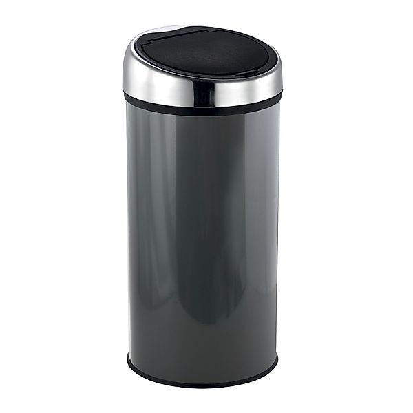 MSV Kosmetikeimer Touch-System 30 l Dunkelgrau günstig online kaufen