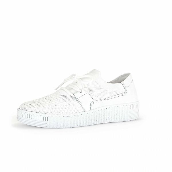 Gabor Sneaker "Sneaker low Materialmix Leder/Lederimitat" günstig online kaufen