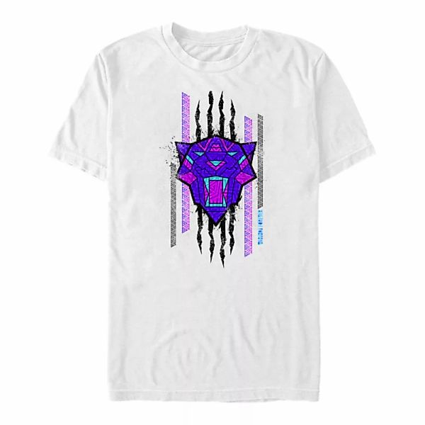 Marvel - Black Panther Wakanda Forever - Logo Panther Scratch - Männer T-Sh günstig online kaufen