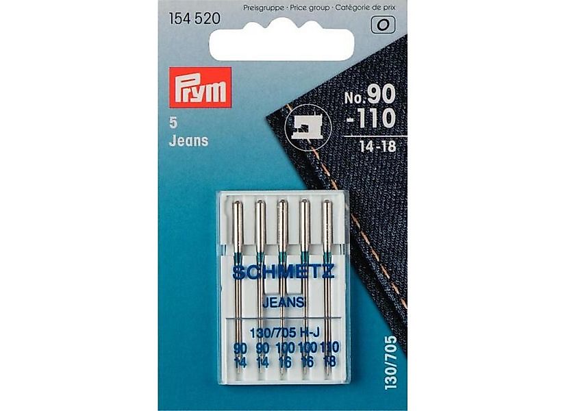 Prym Stricknadeln Nähmaschinennadeln Stärke 90-110 silberfarbig 5 St günstig online kaufen