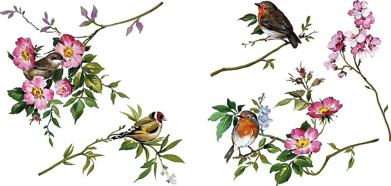 Komar Fensterbild Spring Fever, 31x31 cm (Breite x Höhe), selbsthaftend günstig online kaufen