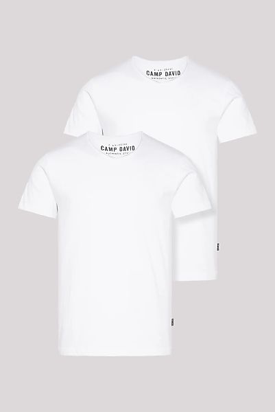 CAMP DAVID V-Shirt (2-tlg) im 2-er günstig online kaufen