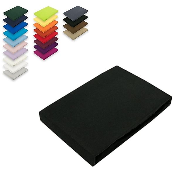 EXKLUSIV HEIMTEXTIL Spannbettlaken Microfaser Spannbettlaken Rundumgummizug günstig online kaufen