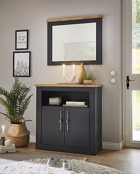 Home affaire Garderoben-Set "WESTMINSTER TOPSELLER" Kommode, Spiegel, 2 Stk günstig online kaufen