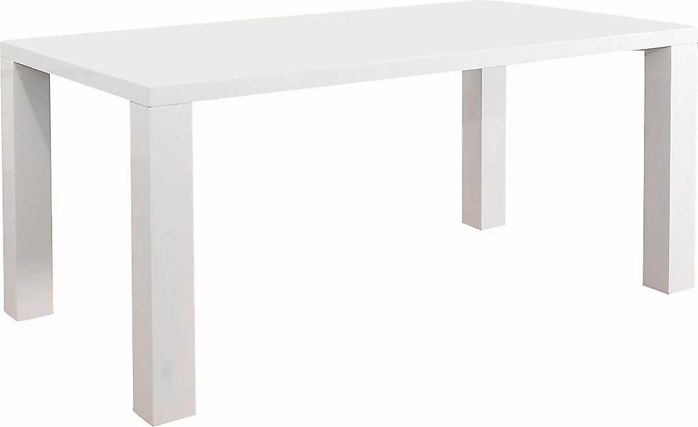 SalesFever Esstisch "Esbjerg - Stilvoller Esszimmertisch" Eleganter Hochgla günstig online kaufen