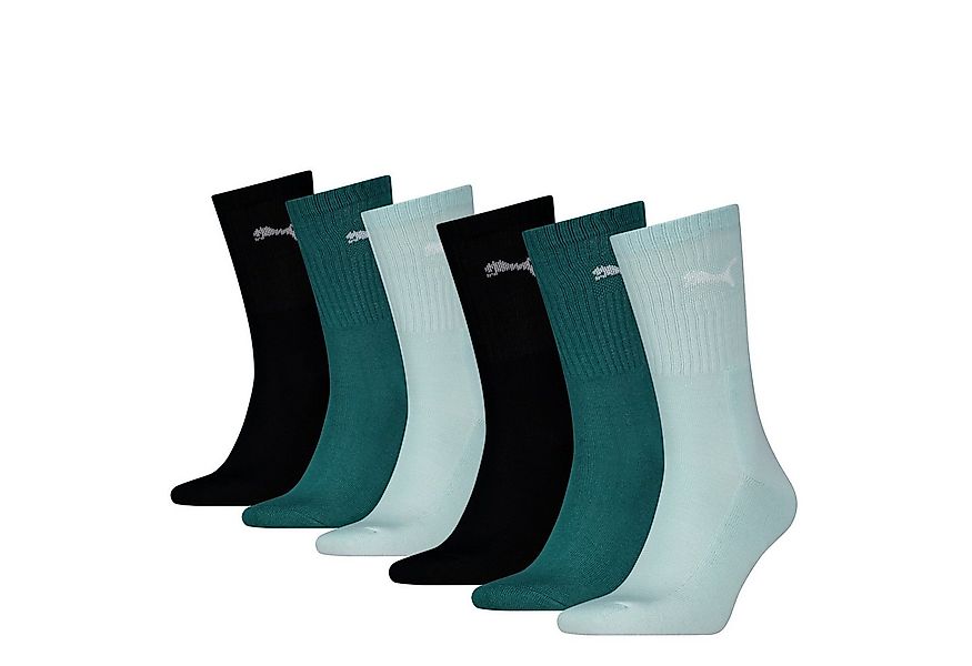 PUMA Socken PUMA UNISEX CREW SOCK 6P ECOM (6 Paar) Cat-Logo, Frottee-Sohle, günstig online kaufen