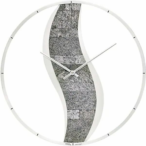AMS Wanduhr »W9646«, Quarzuhr,Holz,Wohnzimmer,Esszimmer,Küche,Arbeitszimmer günstig online kaufen