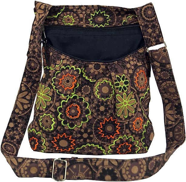 Guru-Shop Schultertasche Bestickte Ethno Schultertasche - günstig online kaufen
