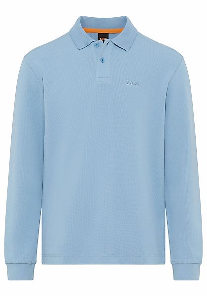 BOSS ORANGE Poloshirt "Petempestolong" mit Knopfleiste günstig online kaufen
