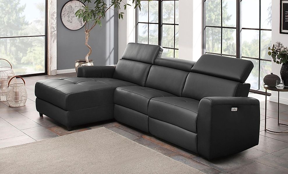 Home affaire Ecksofa »Sentrano, L-Form,«, 275 cm, man. o. elektr. Relaxfunk günstig online kaufen