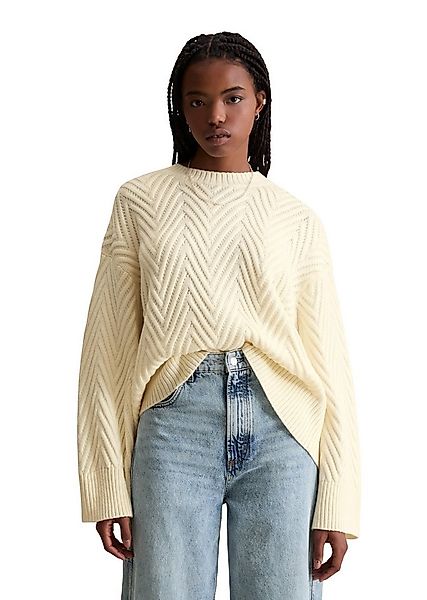 Marc O'Polo DENIM Strickpullover aus weichem Schurwolle-Mix günstig online kaufen