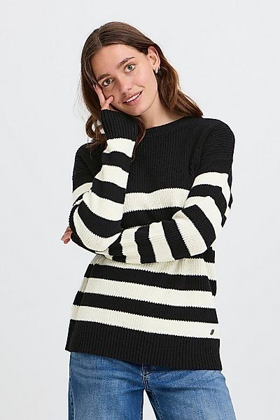 OXMO Strickpullover OXKAVINA Modischer Pullover mit Streifen günstig online kaufen