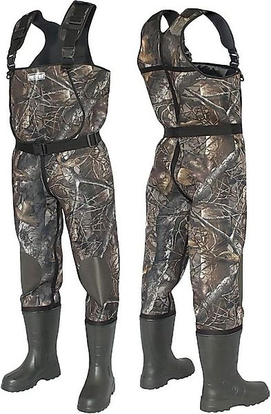 Fortmen Wathose Neopren 5mm Herren mit Stiefel wasserdicht Anglerhose günstig online kaufen