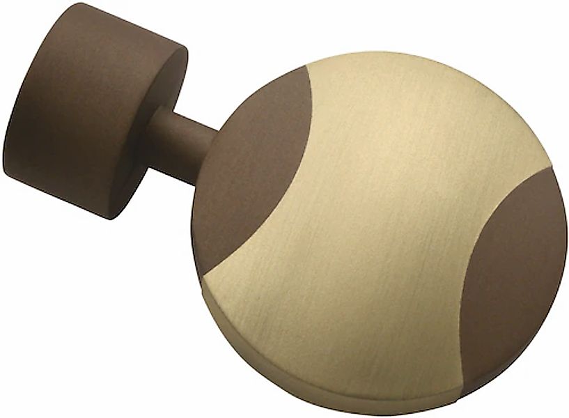 GARDINIA Gardinenstangen-Endstück »Disc«, (2 St.), Serie Gardinenstange Kir günstig online kaufen