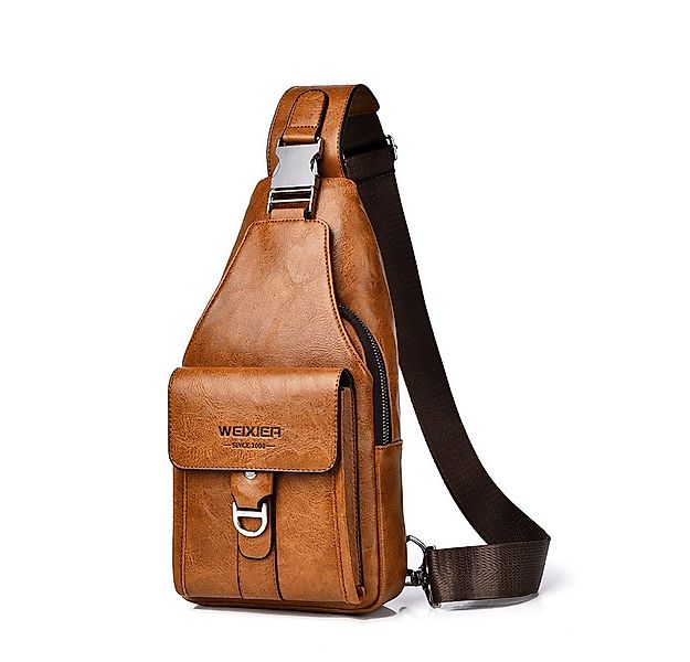 Blusmart Umhängetasche Modische Unisex-Brusttasche (Retro-Casual-Stil, Mult günstig online kaufen