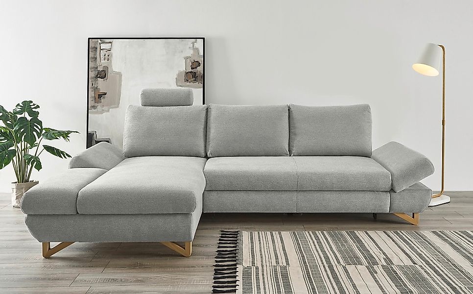 Home affaire Schlafsofa "City/Giron" komfortable Bettfunktion (Liegefläche günstig online kaufen