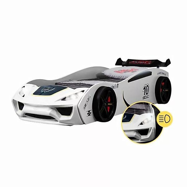 Coemo Autobett (Kinderbett mit Spoiler), Renn-Design DREAM RACER 90x200 mit günstig online kaufen