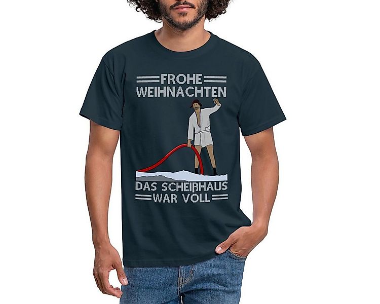 Spreadshirt T-Shirt Frohe Weihnachten Scheißhaus War Voll Ugly Christmas Mä günstig online kaufen