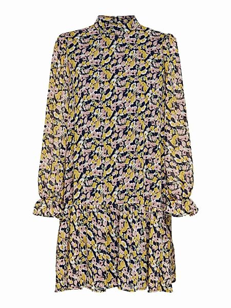 ONLY Kurzes Print Kleid Damen Schwarz günstig online kaufen