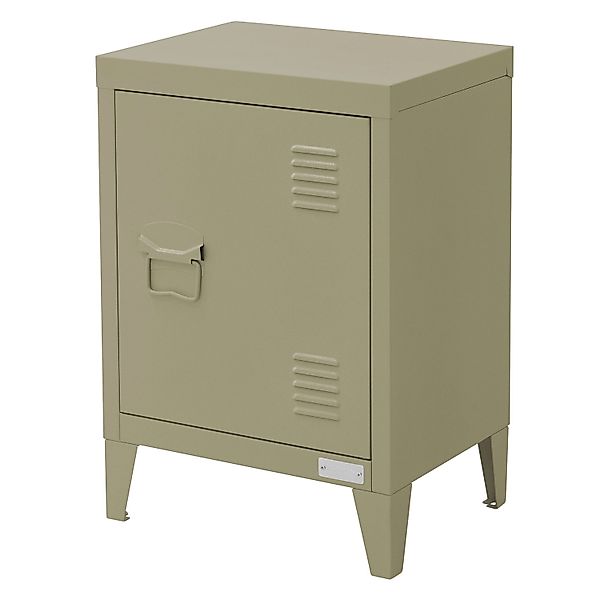 ML-Design Nachttisch in Olive 40x30x58 cm aus Stahl Industriedesign günstig online kaufen