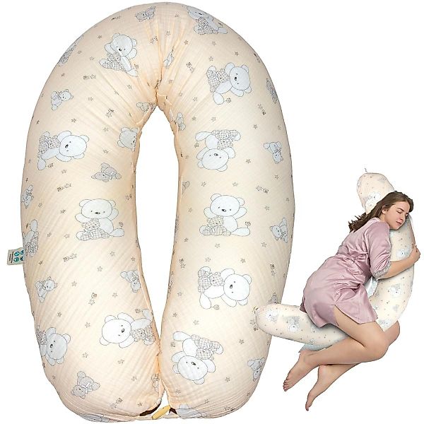 SEI Design Stillkissen Seitenschläferkissen XXL Babynest - Baby Erstausstat günstig online kaufen