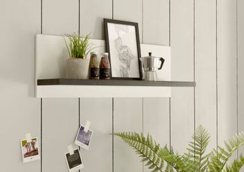 Home affaire Wandregal "Sherwood" Breite 90 cm, in modernem Holz Dekor, 28 günstig online kaufen