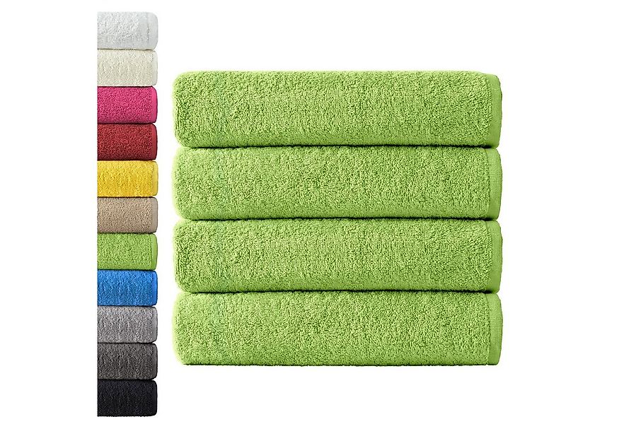 NatureMark Duschtuch 4er-Sparpack Frottier Duschtücher 70x140cm, 100% Baumw günstig online kaufen