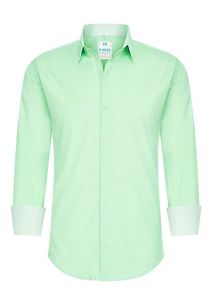 R-NEAL Businesshemd Pastellhemd Herren Slim Fit günstig online kaufen