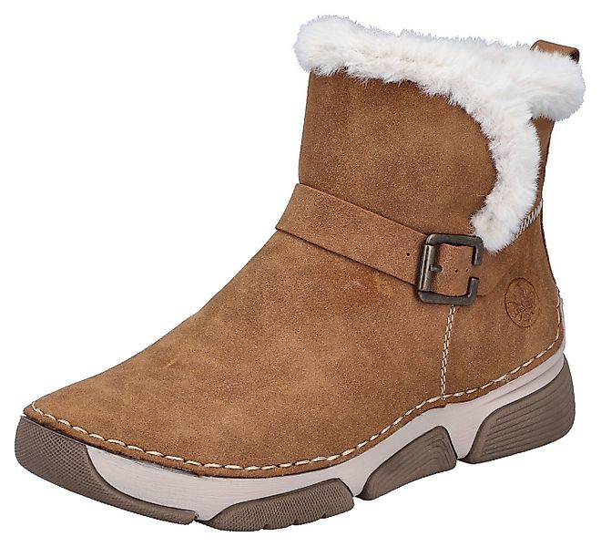 Rieker Winterboots Winterstiefelette, Reißverschluss-Boots mit Zierschnalle günstig online kaufen
