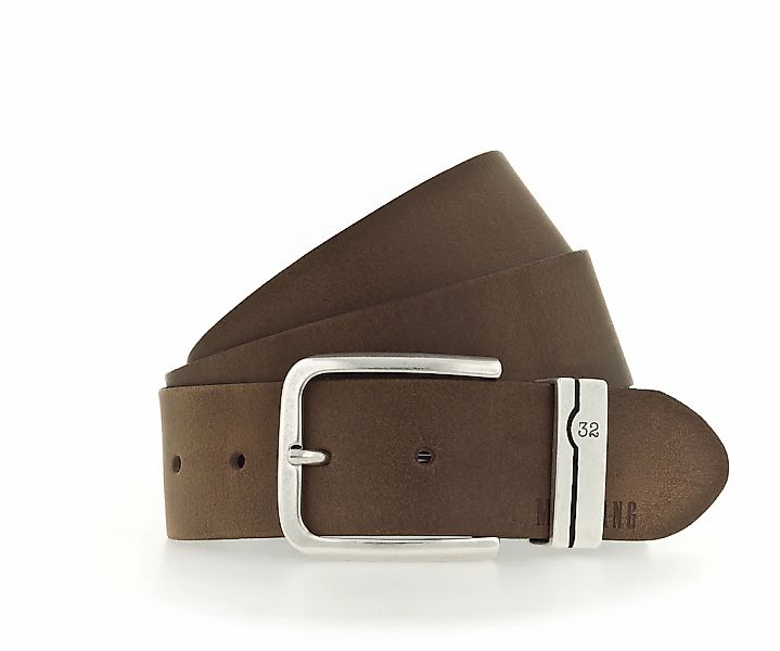 MUSTANG Ledergürtel, (1 St.), mit verzierter Metallschlaufe, 4 cm günstig online kaufen