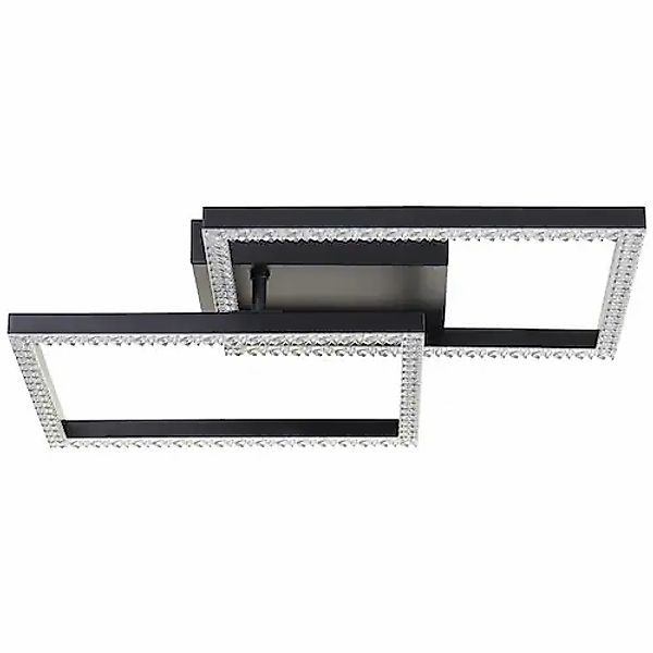 Brilliant LED Deckenleuchte »Ranni«, 41 x 41, 2700 lm, 4000 K, Kristallopti günstig online kaufen