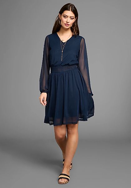Laura Scott Meshkleid mit Smok-Einsatz - günstig online kaufen
