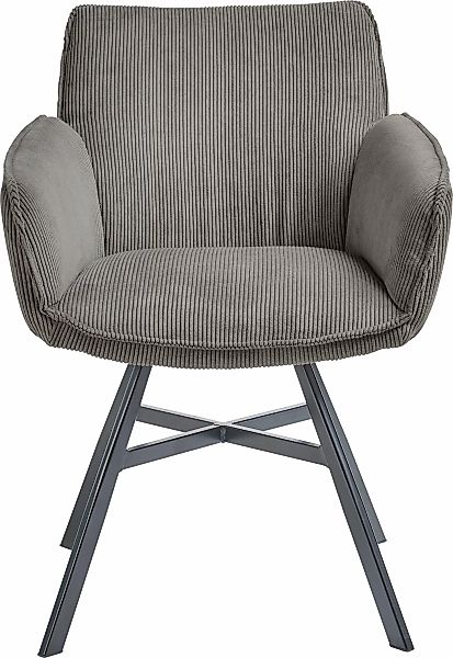 set one by Musterring Armlehnstuhl "Frisco" () 2er Set, 4-Fußgestell, Sitzh günstig online kaufen