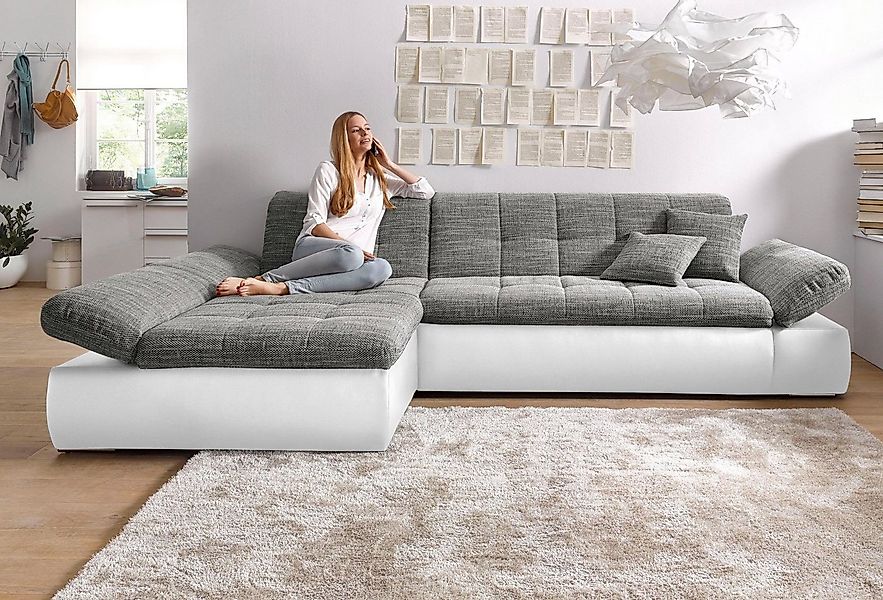 DOMO collection Ecksofa "Moric, L-Form, XXL-Sofa - Breite 300cm, viel Platz günstig online kaufen