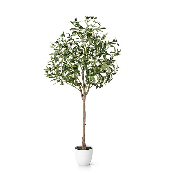 Kunstbaum Künstlicher Olivenbaum, Kunstpflanze Olivenbaum künstlich günstig online kaufen