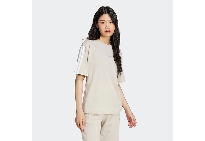 adidas Sportswear T-Shirt ESSENTIALS 3-STREIFEN BOYFRIEND lockere Passform, günstig online kaufen